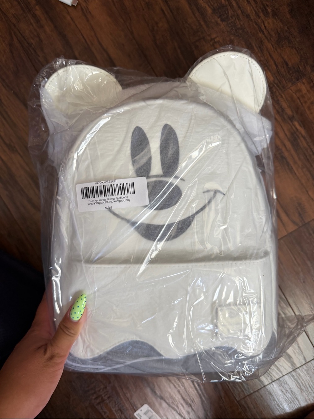 Loungefly ghost Mickey Mini Backpack